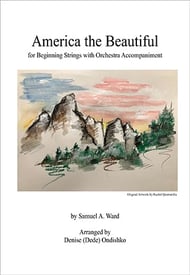America the Beautiful Orchestra sheet music cover Thumbnail